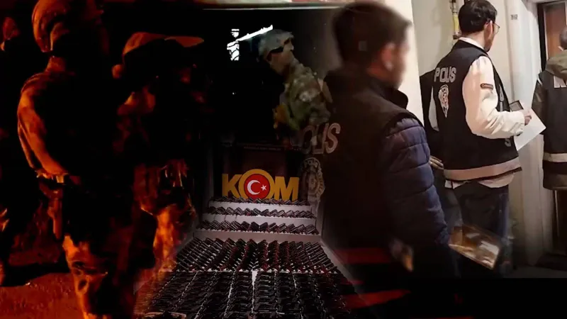 41 ilde silah kaçakçılığı operasyonu: 135 gözaltı!