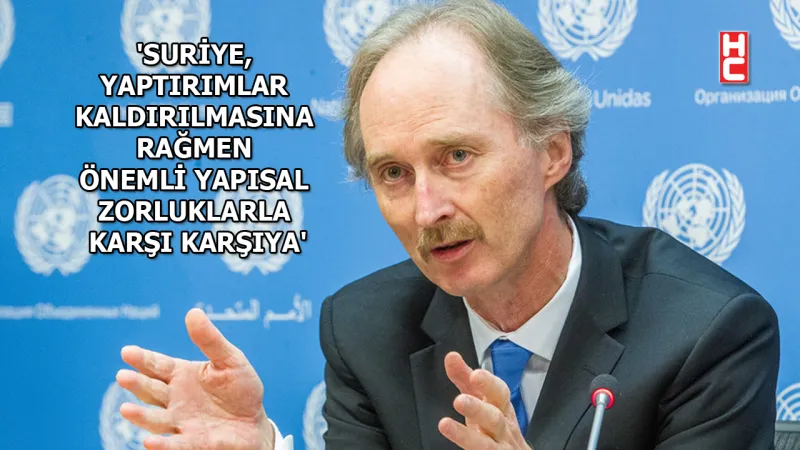 BM Suriye Özel Temsilcisi Geir Pedersen'den 'Suriye' açıklaması