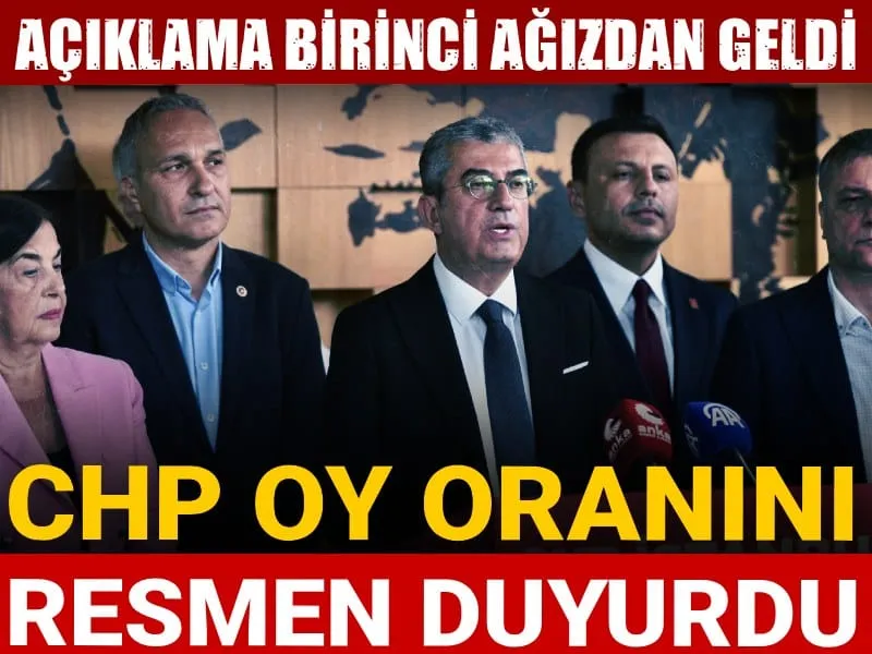 CHP'den Şok Anket Sonuçları! Oy Oranı Uçuşa Mı Geçti?