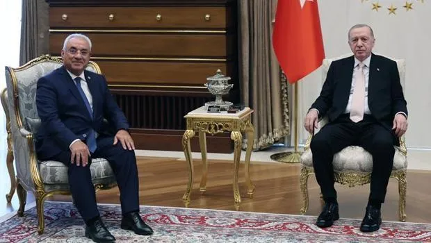 Cumhurbaşkanı Erdoğan, Önder Aksakal'ı kabul etti
