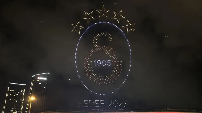 Galatasaray’dan drone şov