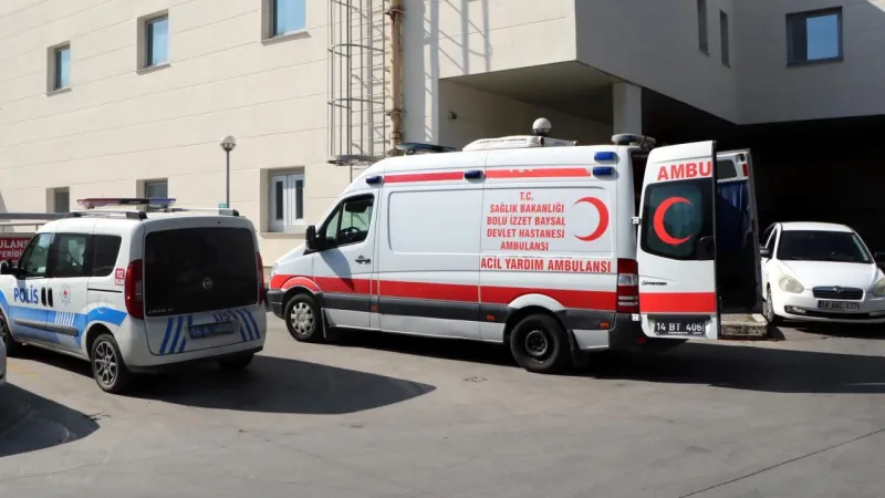 İşçi servisi alev alev yandı