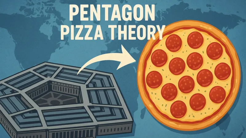 Pentagon'da Pizza Alarmı! İsrail-İran Gerilimi mi Tırmanıyor?