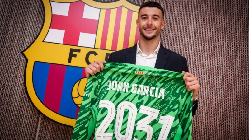 İşte Barcelona'nın yeni kalecisi Joan Garcia