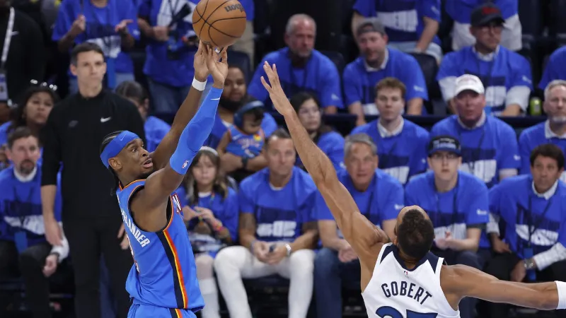 NBA Batı Konferansı finali: Thunder Timberwolwes'i yine devirdi seride avantaj sağladı!