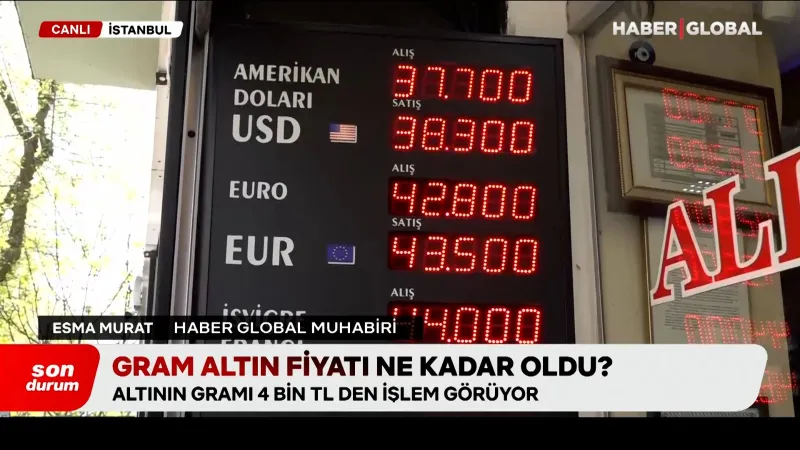 Çin-ABD Gerilimi Altını Uçurdu! Gram Altın Rekor Kırdı!