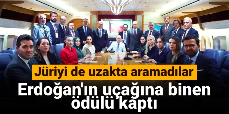 Erdoğan'ın Uçağına Binen Gazetecilere Ödül Yağmuru! Şok Detaylar