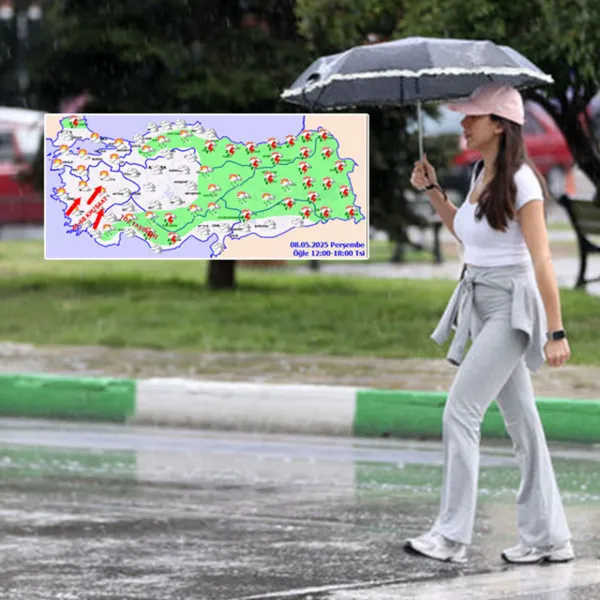 6 Bölge Alarmda! Meteoroloji'den Şiddetli Sağanak Uyarısı