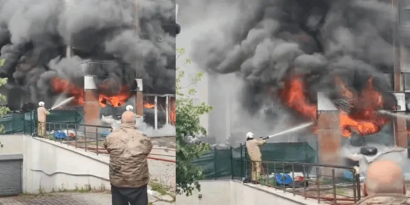 Pendik'te Bina Alevlere Teslim! Kurtköy'de Yangın Alarmı