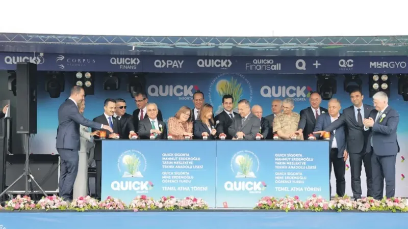Quick Sigorta'dan Eğitime Dev Destek! Okul ve Yurt Temeli Atıldı