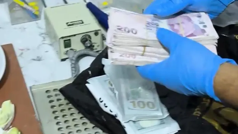 Sahte diş kliniğine operasyon! Ele geçirilen para dudak uçuklattı