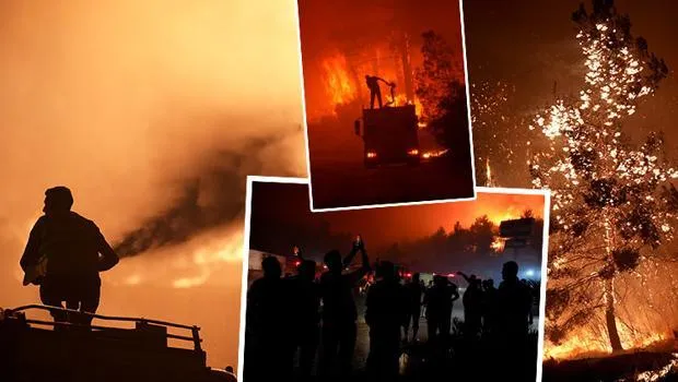 İzmir Yanıyor! Çeşme, Ödemiş, Buca'da Korkunç Orman Yangınları!