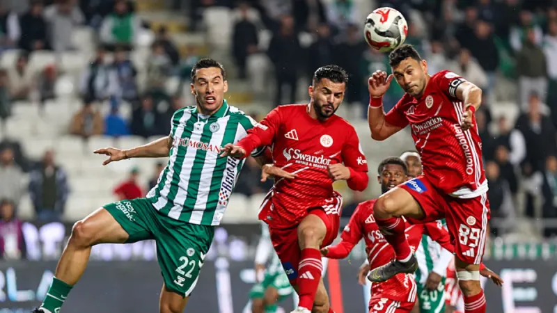 TÜMOSAN Konyaspor-Hesap.com Antalyaspor maçında kazanan yok!