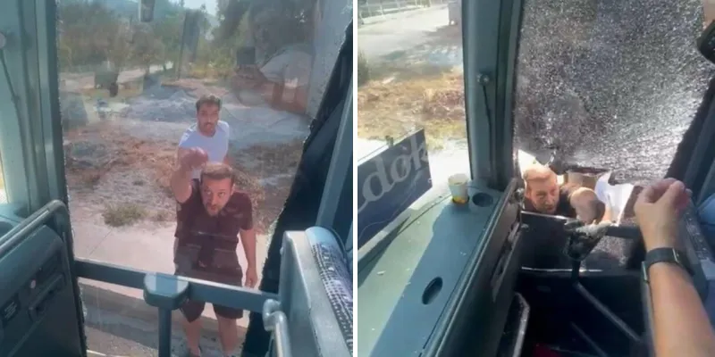 Turist Otobüsüne Taşlı Saldırı! Aydın'da Neler Oluyor?
