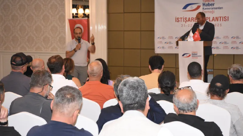 Türkiye Haber Kameramanları Derneği, Afyonkarahisar'da istişare toplantısı yaptı