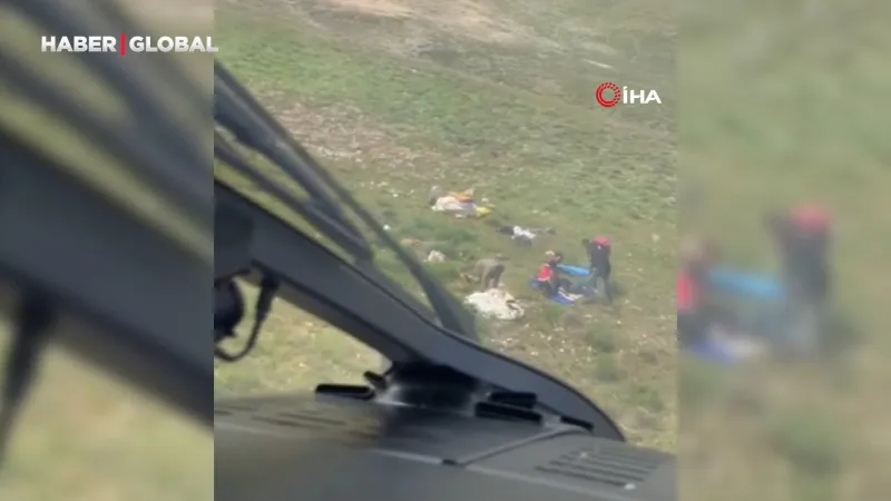 Van'da dağda bayılan çoban helikopterle kurtarıldı